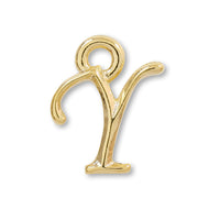 Charm Initial Basic Y Gold