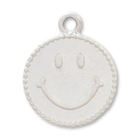Charm Initials Plate Smile Mat Mat Silver