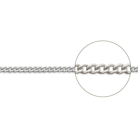Chain 130SRA rhodium color