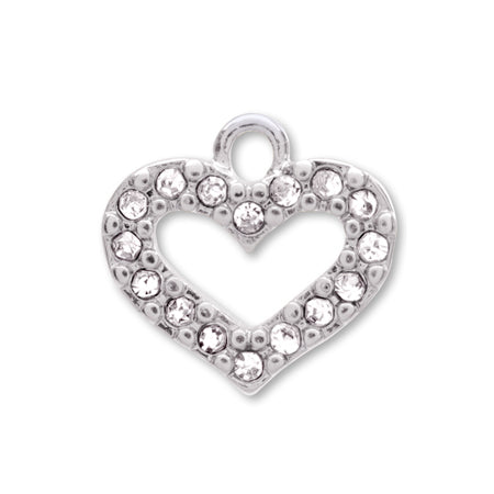 Charm Lucky Heart Crystal/RC