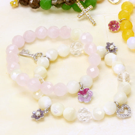Charm Lucky Heart Crystal/RC