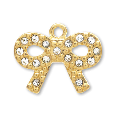 Charm Lucky Tiny Ribbon Crystal/G