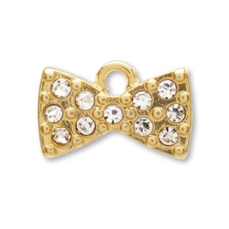 Charm Lucky Ribbon Crystal/G