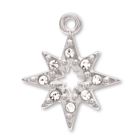 Charm Lucky Open Star Crystal/RC