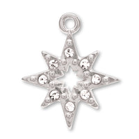 Charm Lucky Open Star Crystal/RC