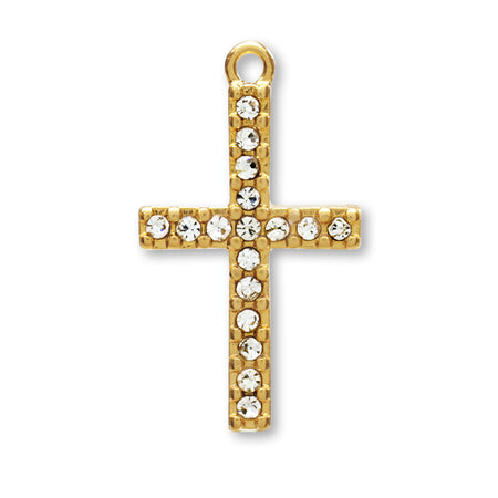 Charm Lucky Cross 1 Can Crystal/G