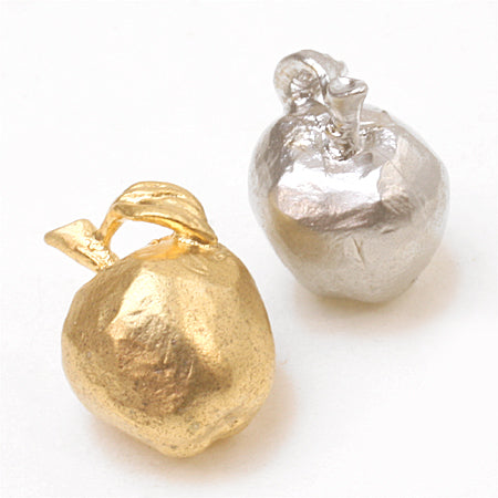 国産キャストチャーム ナチュラルテイスト リンゴ マットゴールド