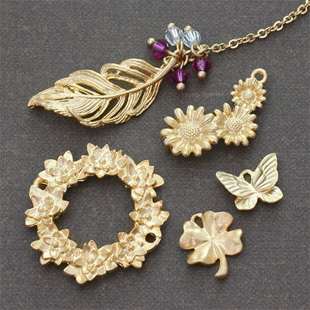 Charm natural taste Apple mat gold