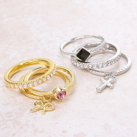 リング台 ハーフエタニティ 1 ストレート#1028 PP11 ゴールド