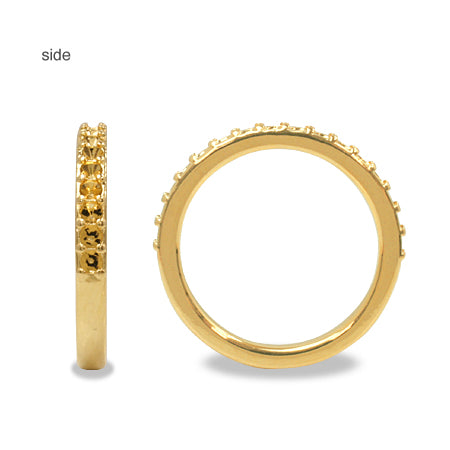 リング台 ハーフエタニティ 1 ストレート#1028 PP11 ロジウムカラー