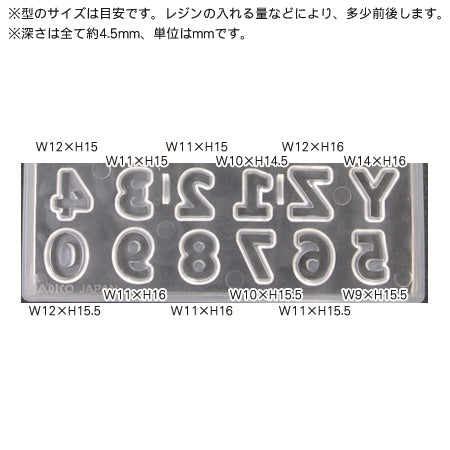 ソフトモールド アルファベット