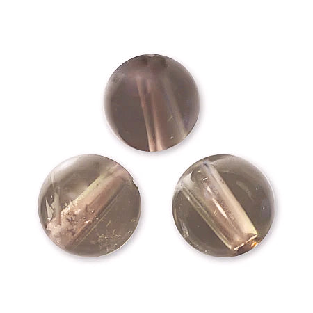 Natural stone round smoky quartz (natural)