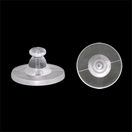 Rubber for earrings large clear