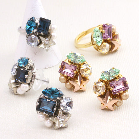 Rubber for earrings large clear