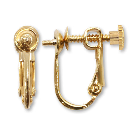 イヤリング ネジバネネジ切 ゴールド