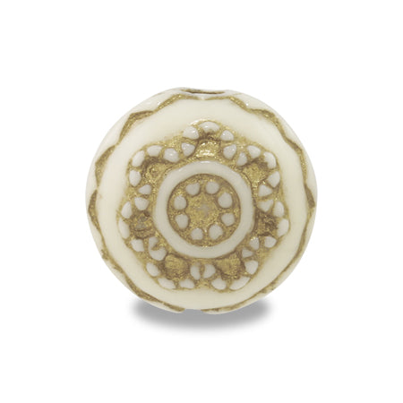 アクリル ドイツ製 パンケーキ オフホワイト/G