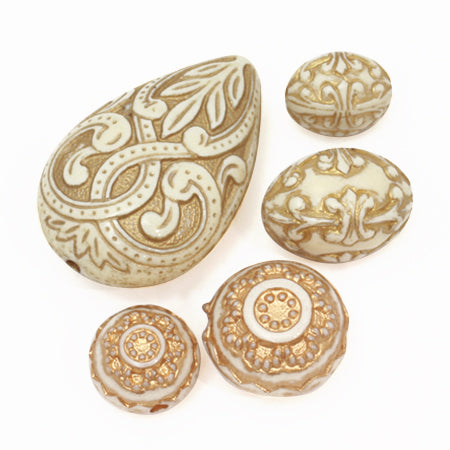 アクリル ドイツ製 パンケーキ オフホワイト/G