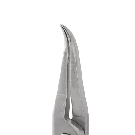 K-YHBG Flat curved tip with serrations, black (KUROBISAI)
