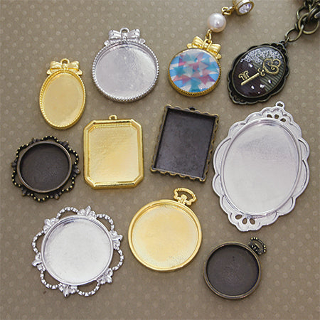 デザインミール皿 切手 ロジウムカラー