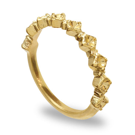 Ring Stand Half Eternity 2 Square