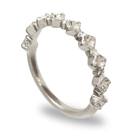 Ring Stand Half Eternity 2 Square