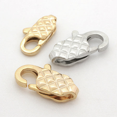 Design lobster check rhodium color