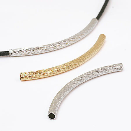 Designed pipe matte gold