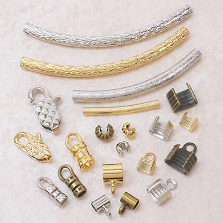 Tube with ring rhodium color