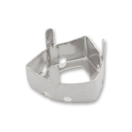 Rhodium color for stone seat