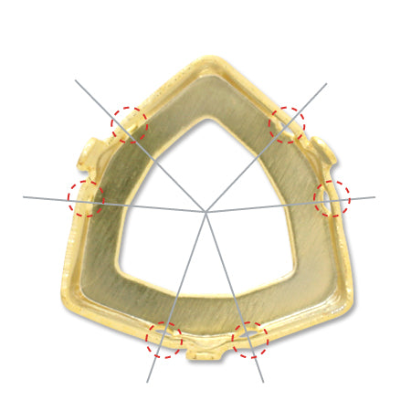 石座 #4706用 ロジウムカラー