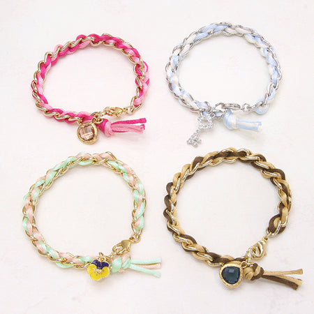 French Satin Cord rose dust