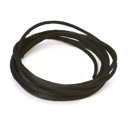 French satin cord black