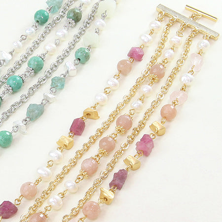 Natural stone rough cut rose quartz (natural)