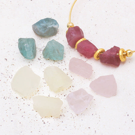 Natural stone rough cut apatite (natural)