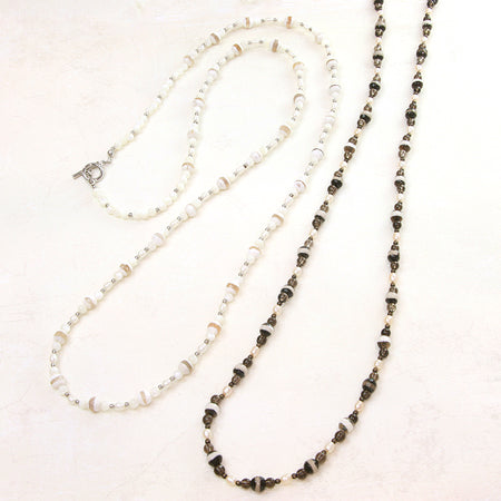 Natural stone round cut agate stripe (white dyeing)