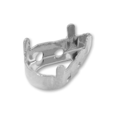 Rhodium color for stone seat