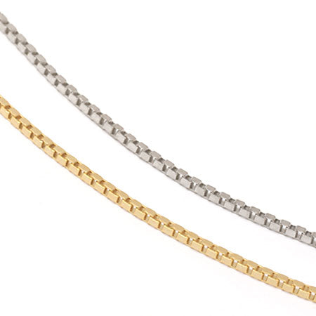 Chain BOX1.0DC Rhodium color