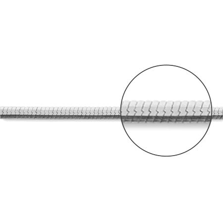 Chain SN145-8DC Rhodium color