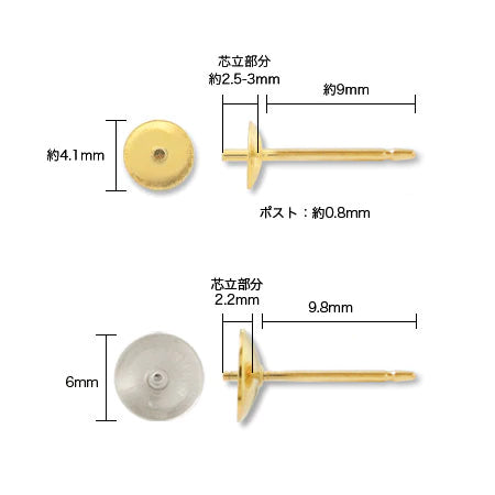 Piercing core round plate K14GF (no catch)