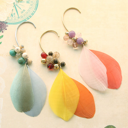 イヤーフック 3カン付 ロジウムカラー