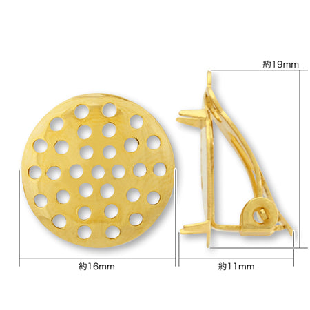 イヤリング シャワー 蝶バネ ゴールド