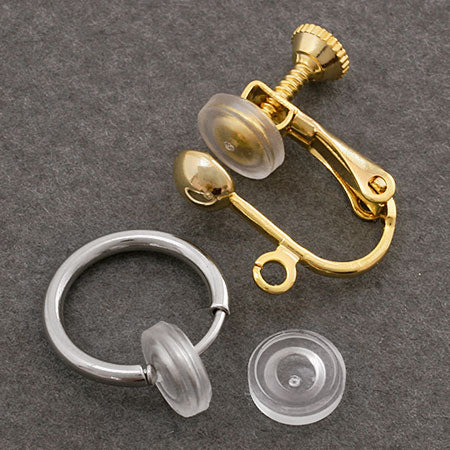 イヤリング用 ゴムカバー クリア