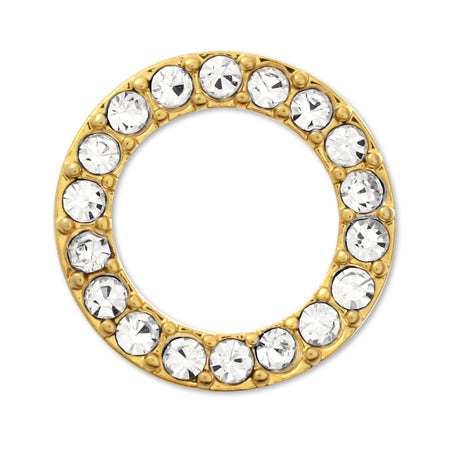 Joint parts with stone round crystal/G