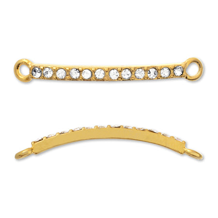 Joint parts with stone curve crystal/G