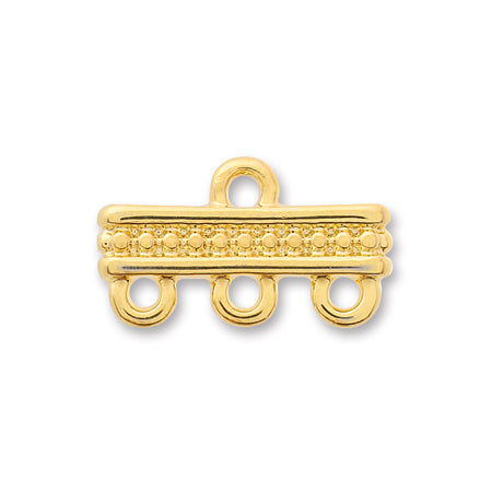 Design consecutive bar mil striking 3 consecutive gold