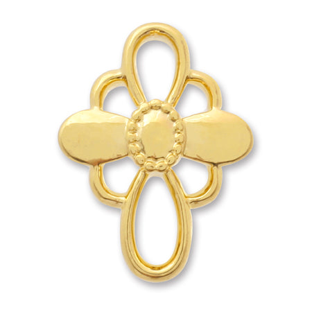 Design connector cross gold