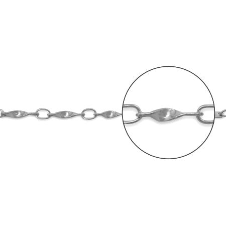 Chain K-339 Rhodium color