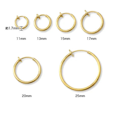 earring hoop gold