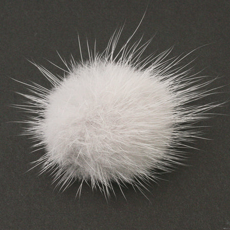 ミンクボール カン付(口閉じ) Lt.ベージュ【アウトレット】