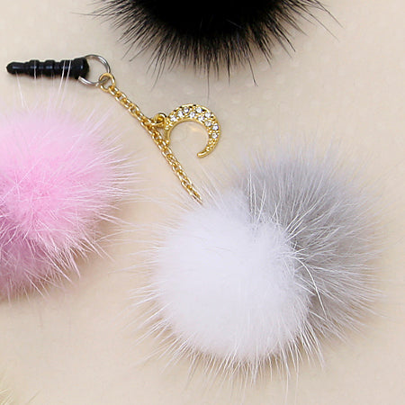 ミンクボール カン付(口閉じ) Lt.ベージュ【アウトレット】